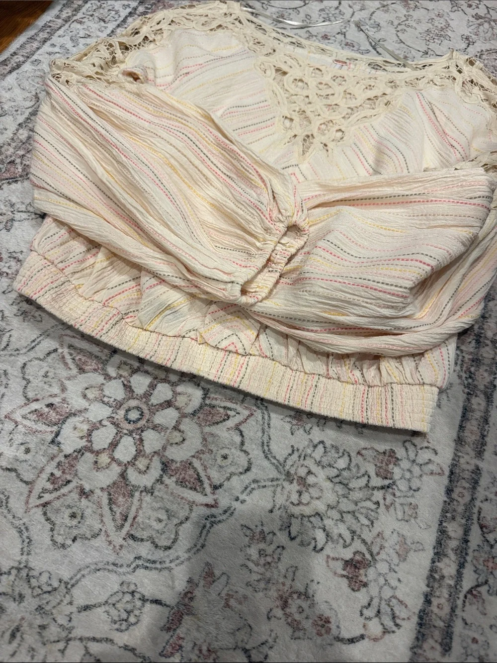 Free People Floating Memories Blouse Small
